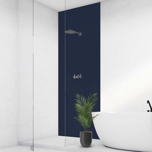 Kobaltblau, fugenlose Wandpaneele aus Alu-Verbund 3mm, Duschrückwand - duschrückwand-platten.de