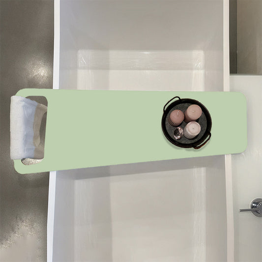 Pastellgrün, Badewannenablage Alu-Verbund 6mm - duschrückwand-platten.de